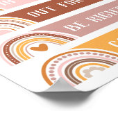 Poster Où est Psychologue Bureau Porte Signal Arc-en-ciel (Coin)