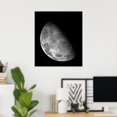 Poster ou impression demi-lune (Bureau à domicile)