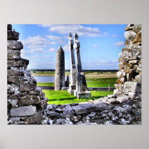 Poster ou imprimer de la tour Clonmacnoise