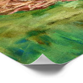 Poster ou imprimer : Peinture Pastel souple (Coin)