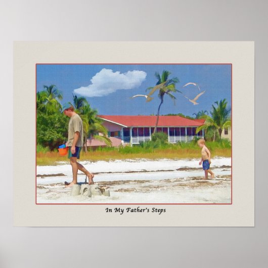 Poster ou imprimer sur les pas de mon père (Devant)