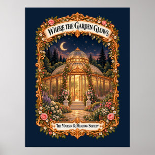 Poster Où le jardin rayonne