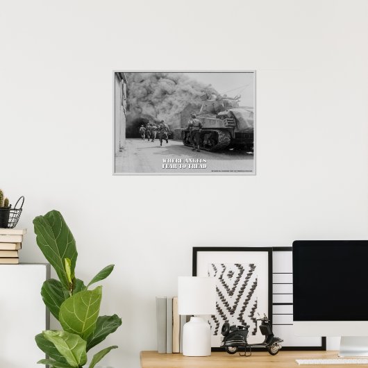 Poster Où les anges craignent de filer (Bureau à domicile)