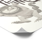 Poster Où les choses sauvages sont citées (Coin)