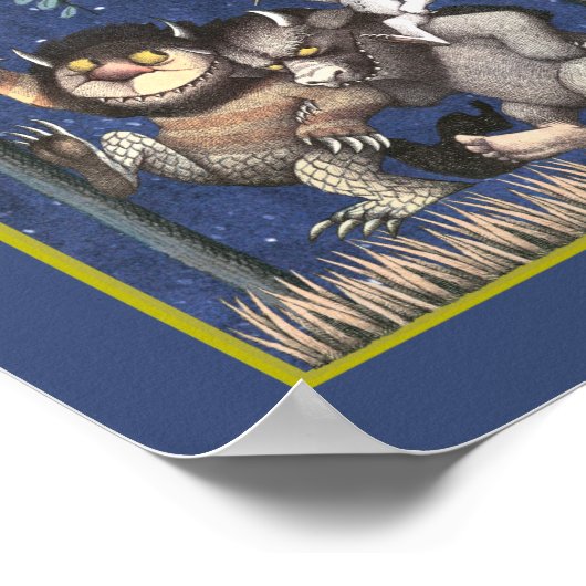 Poster Où les choses sauvages sont graphiques (Coin)