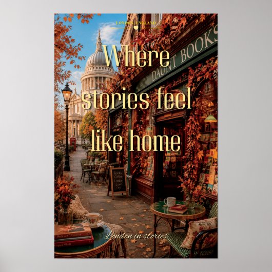 Poster Où les histoires se sentent comme à la maison Libr (Devant)