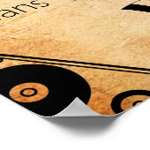 Poster Où les mots échouent — Citation de musique (Coin)