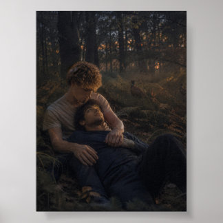 Poster Où nous nous couchons | Projet d'art gay