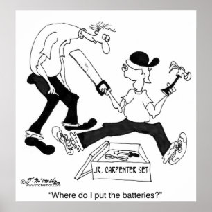 Poster Où Puis-Je Mettre Les Batteries ?