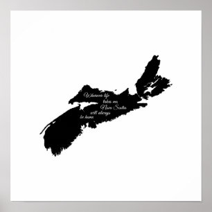 Poster Où que ce soit - La Nouvelle-Écosse sera toujours 