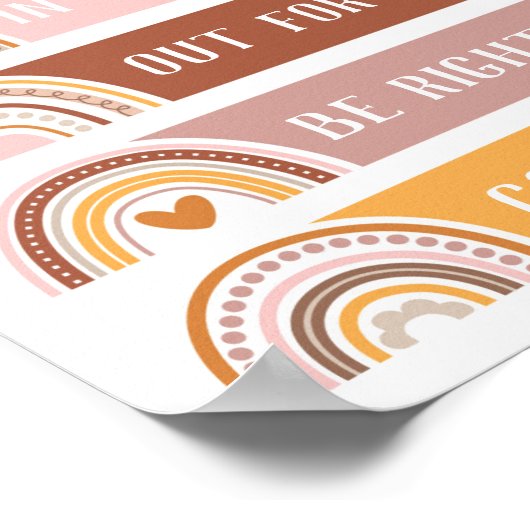 Poster Où se trouve la porte principale de l'école Signe  (Coin)