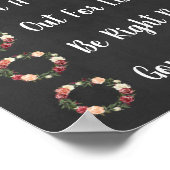 Poster Où se trouve le panneau de la porte du bureau des (Coin)