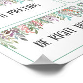 Poster Où se trouve le panneau de la porte du bureau des  (Coin)