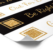 Poster Où se trouve le panneau de la porte du bureau du p (Coin)