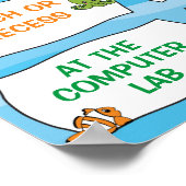 Poster Où sommes-nous classe Se connecter sous le thème d (Coin)