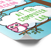 Poster Où sommes-nous en classe Se connecter Thème Chouet (Coin)