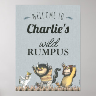 Poster Où sont les choses sauvages - Bienvenue à l'annive