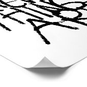 Poster Où sont les choses sauvages | manuscrit (Coin)