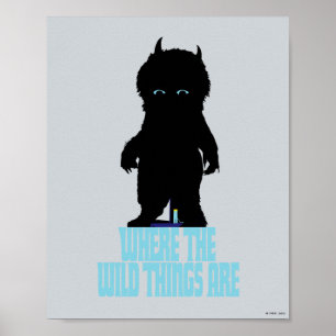 Poster Où sont les choses sauvages   Silhouette des chose