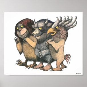 Poster Où sont les monstres Créatures