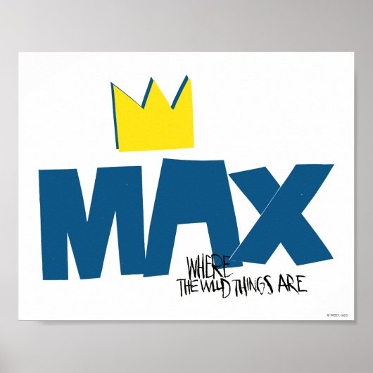 Poster Où sont les monstres ? | Max et couronne (Devant)