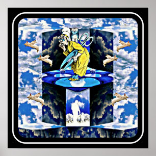 Poster où volent les cochons par Whimzwhirled