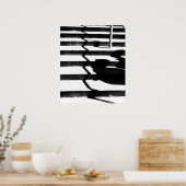 Poster Où vont les escaliers (Cuisine)