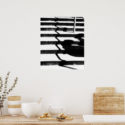 Poster Où vont les escaliers (Cuisine)