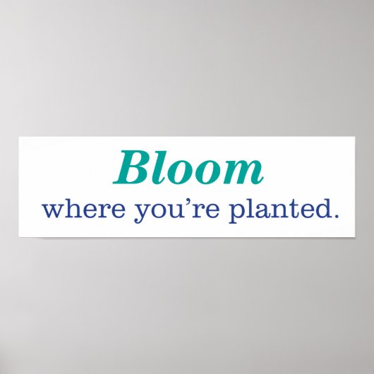 Poster Où vous êtes planté (Devant)