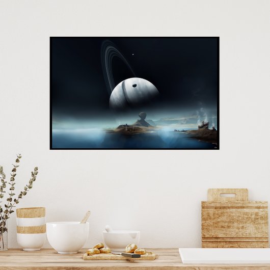 Poster Où Whisper Silent Waters (Cuisine)