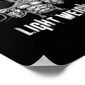 Poster Ouais Buddy Corps Léger Musculation Gym Drôle Wei (Coin)