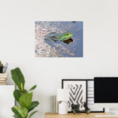 Poster Ouaouaron dans l'Acadie (Bureau à domicile)