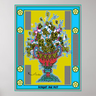 POSTER "OUBLIEZ-MOI PAS" COPIE DE L'URNE GICLEE
