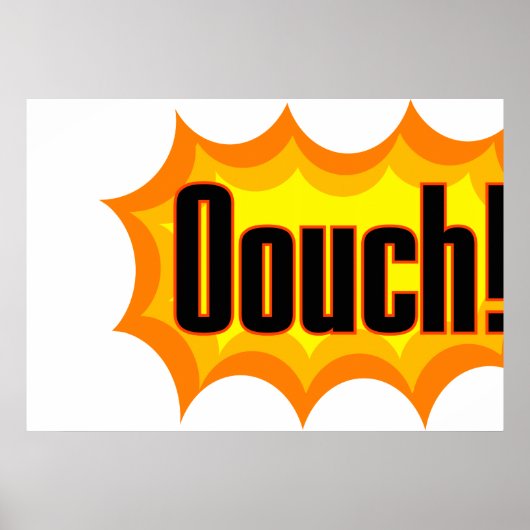 Poster Ouch ! (Devant)