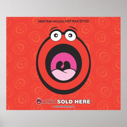 Poster Ouchies verkocht (Voorkant)