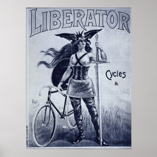 Poster oude fiets