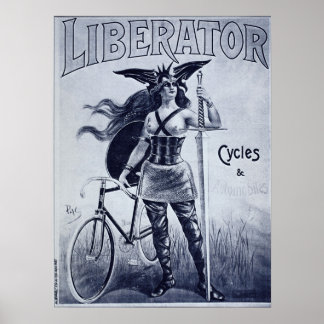 Poster oude fiets