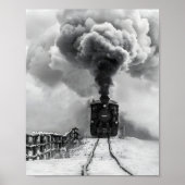 Poster oude trein (Voorkant)