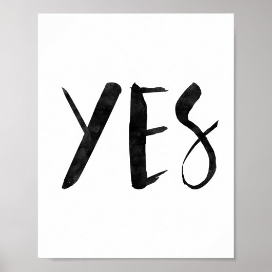 Poster Oui (Devant)