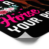 Poster Oui1 amateurs de chevaux (Coin)