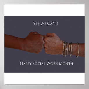Poster Oui, Bon Mois Du Travail Social