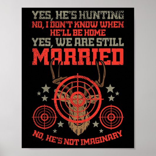 Poster Oui Chasse Non Il N'Est Pas Imaginaire Pour Les Ch (Devant)