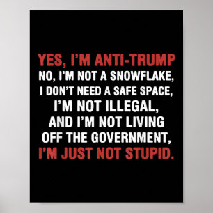Poster Oui Je Ne Suis Pas Un Flocon De Neige Je Ne Suis T