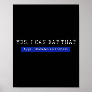 Poster Oui, je peux manger cela Journée de sensibilisatio
