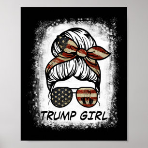 Poster Oui, je suis une fille de Trump - Trump 2024 Elec