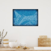 Poster Oui ! Las Vegas ! Tour Eiffel (Cuisine)