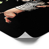 Poster Oui Ner Funny Dachshund Wiener Dog Humour français (Coin)