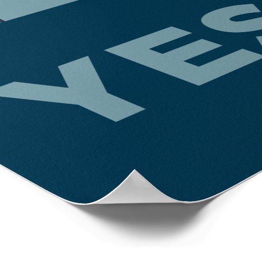 Poster Oui Nous Chat (Coin)