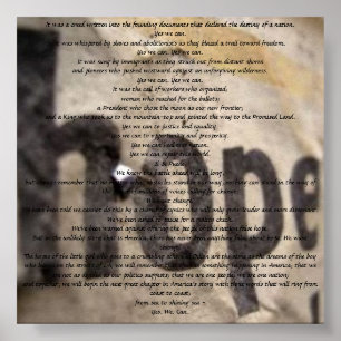 POSTER OUI NOUS POUVONS