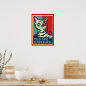 Poster Oui, nous pouvons avoir l'impression LOLCAT (Cuisine)